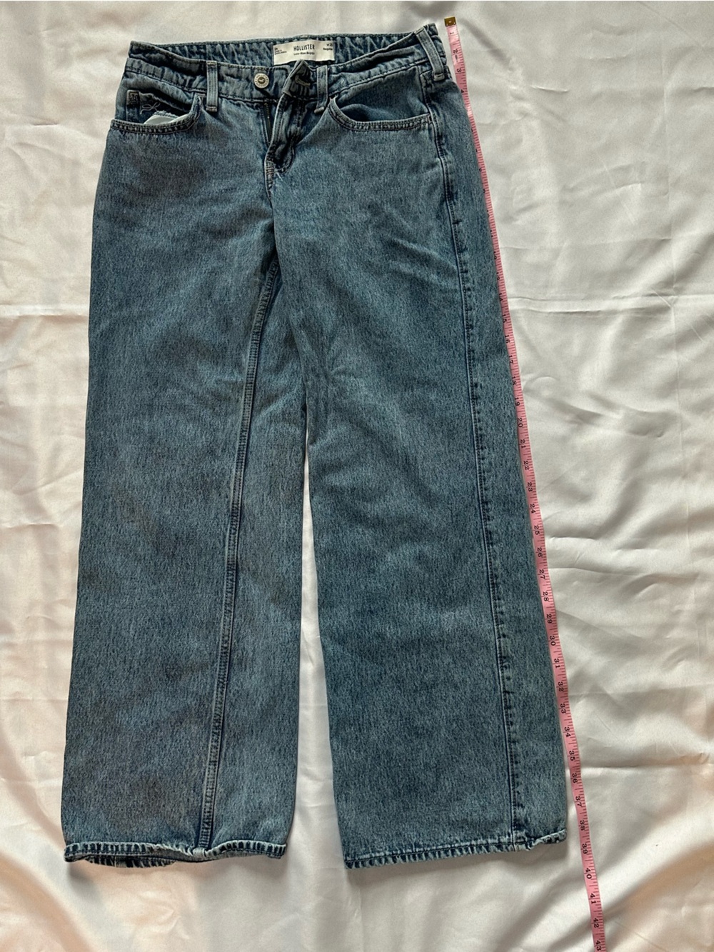 Hollister - Low Rise Baggy Jeans w. Bow - 0R - Picture 4 of 8